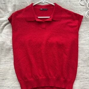Polo sweater top